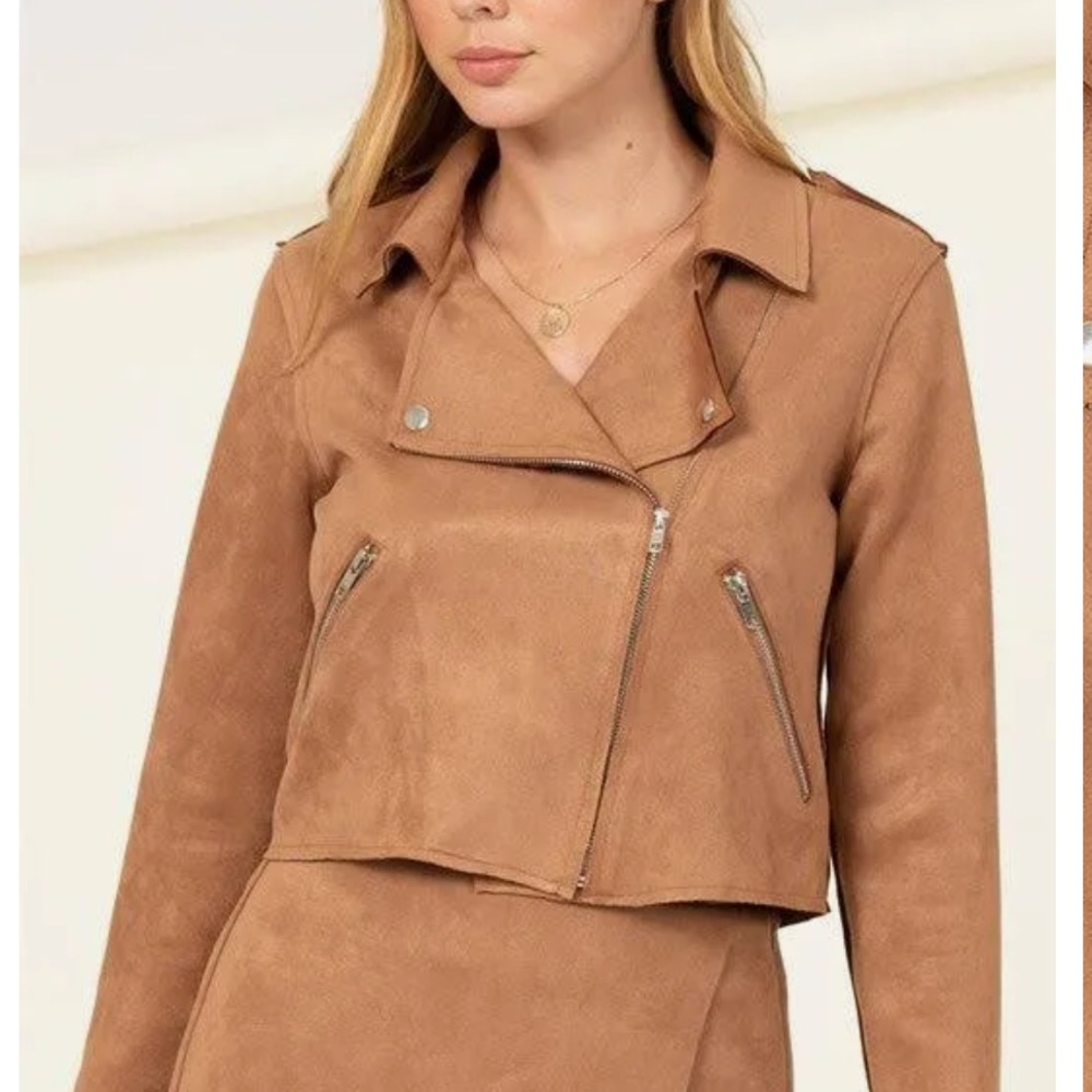 HYFVE Faux Leather Moto Jacket